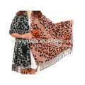 High Quality Turkish Woven Large Size 100% Silk Material Pashmina Shawl For Lady